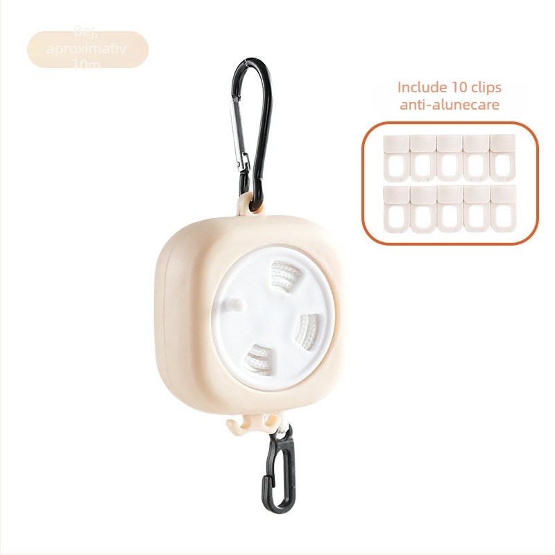 Sfoară de uscare din plastic, retractabilă, pentru exterior, pentru pilote