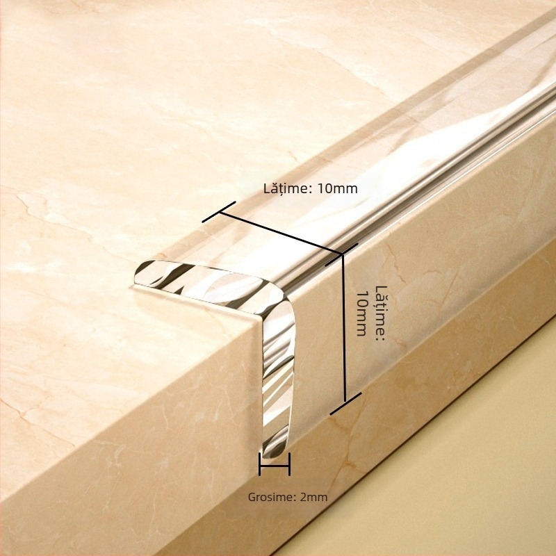 Protector pentru marginea mesei pentru copii, în formă de L, transparent, PVC moale, anti-coliziune, 233 bucăți per pachet