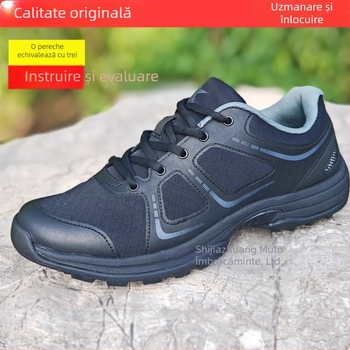 Pantofi de antrenament fizic - Poliester, Unisex, Adulți, Pentru alergare, drumeție, camping, ciclism și sporturi - Stil militar pentru exterior