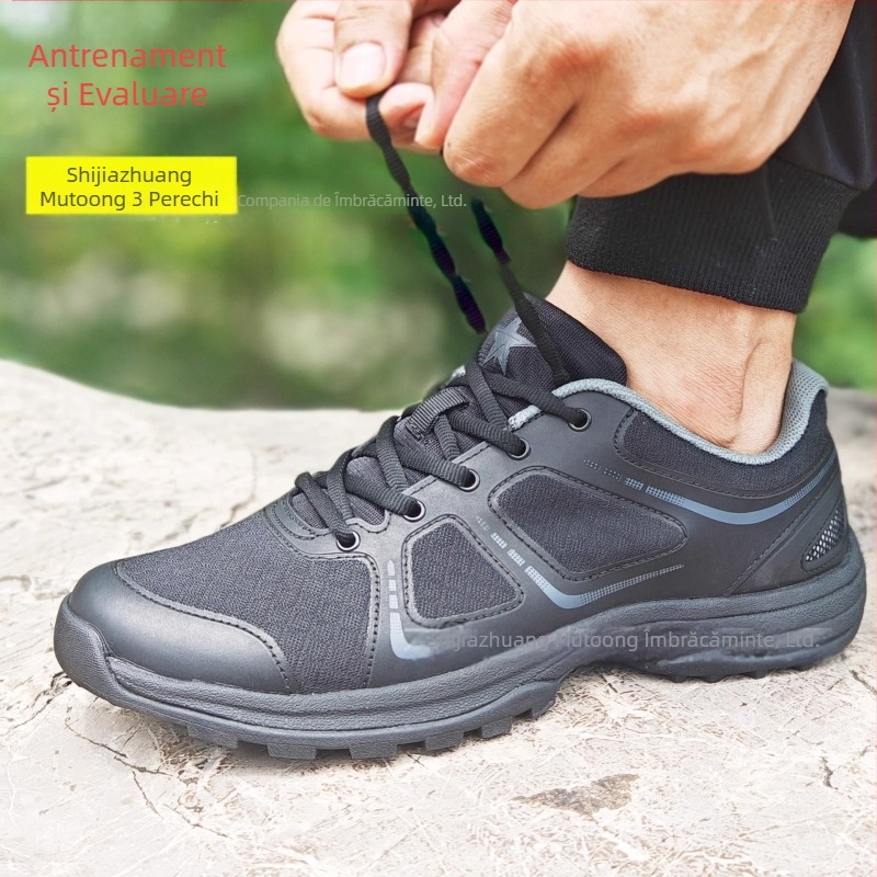 Pantofi de antrenament fizic - Poliester, Unisex, Adulți, Pentru alergare, drumeție, camping, ciclism și sporturi - Stil militar pentru exterior