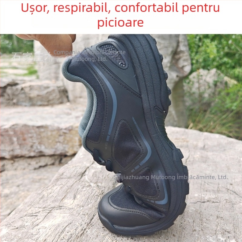 Pantofi de antrenament fizic - Poliester, Unisex, Adulți, Pentru alergare, drumeție, camping, ciclism și sporturi - Stil militar pentru exterior