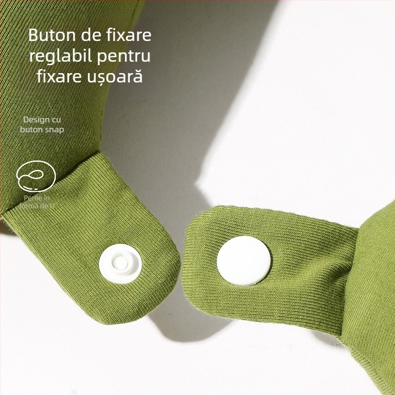 Pernă de gât în formă U, umplură din particule de spumă, țesătură din bumbac 100%, stil modern minimalist, potrivit adulților