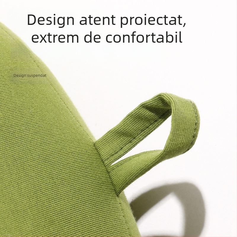 Pernă de gât în formă U, umplură din particule de spumă, țesătură din bumbac 100%, stil modern minimalist, potrivit adulților