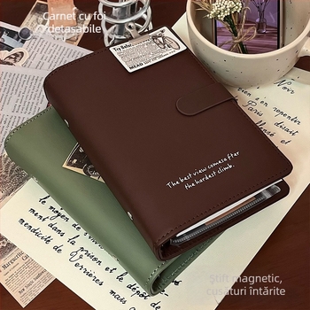 Hong Kong Letter caiet cu foi detașabile, hârtie Dowling, 90 de foi, închidere magnetică