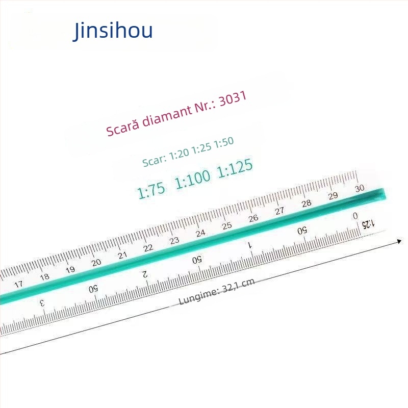 Rigă triunghiulară Golden Monkey, din plastic, cu șase scări