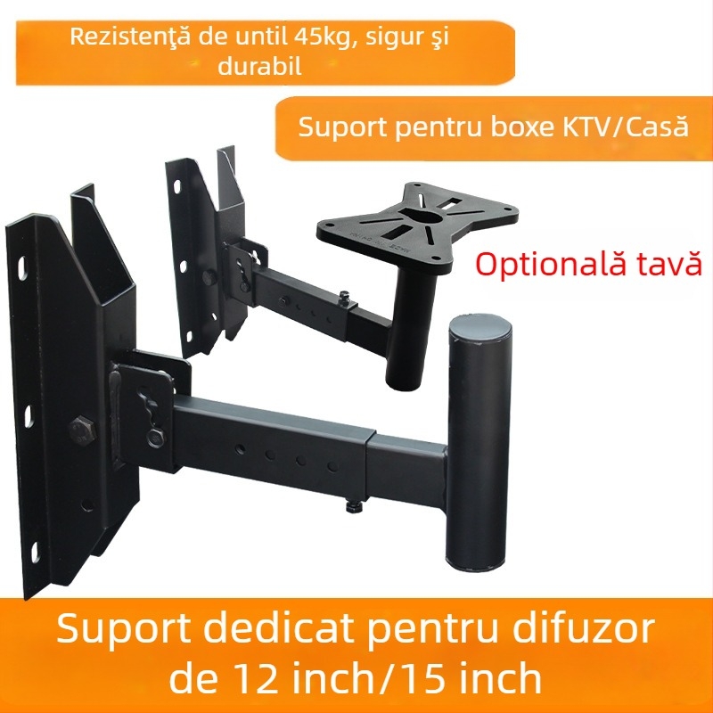 Raft suspendat pentru difuzoare cu suport telescopic pentru proiector – accesorii audio profesionale KTV