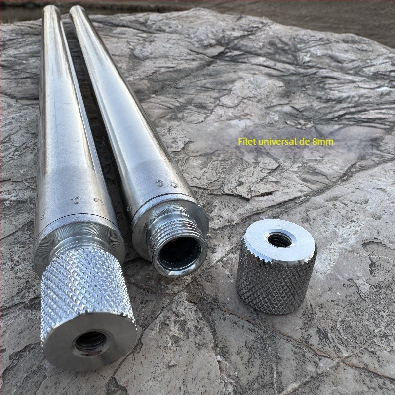 Țeavă metalică pentru plasă mare, tip răsucire, pentru cules fructe de la înălțime; material: metal; greutate 225–313 g în funcție de configurație; secțiuni cu conectare liberă; nu este extensibilă