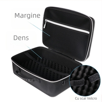 Sac de depozitare pentru accesorii electronice, cu husă EVA rigidă, capacitate mare, țesătură Oxford, încărcare 10 kg