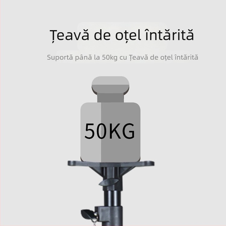 Suport podea pentru boxe cu tripod îngroșat, pentru proiector de acasă, scenă audio, card audio și lumină stroboscopică