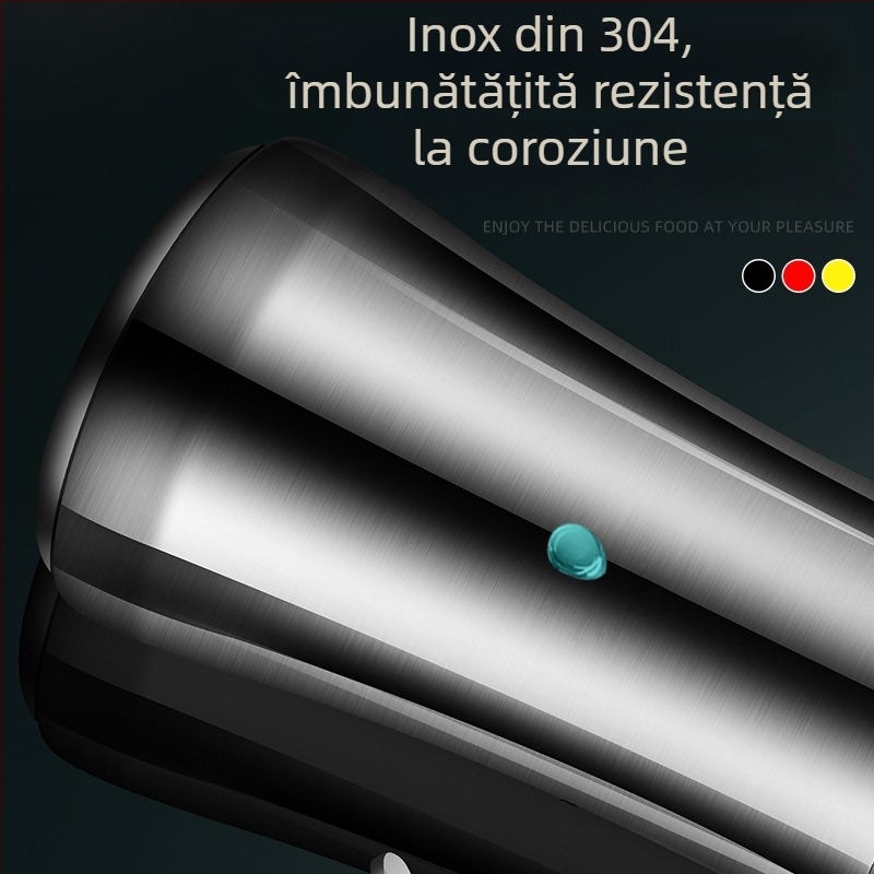 Sticlă de ulei din oțel inoxidabil, stil european, etanșă cu deschidere și închidere automate, pentru sos de soia și oțet