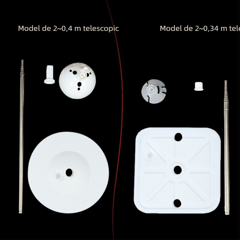 Coloană de baloane cu tijă telescopic din oțel inoxidabil, suport reglabil, suport din plastic pentru bol, bază cu apă pentru utilizare în aer liber la evenimente sportive