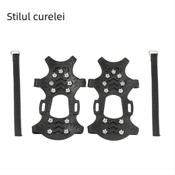 Șipuri antiaderente pentru încălțăminte cu 11 dinți pentru drumeții în aer liber | Lechike, PE, 100 buc., Zhejiang