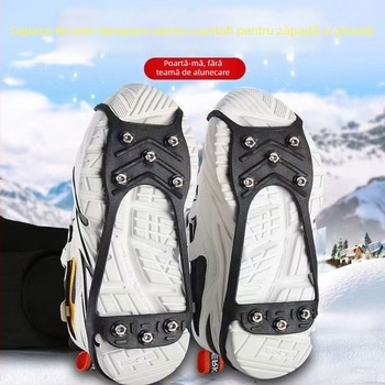 Huse de protecție antiderapante pentru încălțăminte cu crampoane dințate, pentru iarnă, origine Zhejiang, pachet de 250 bucăți, marcă privată autorizată