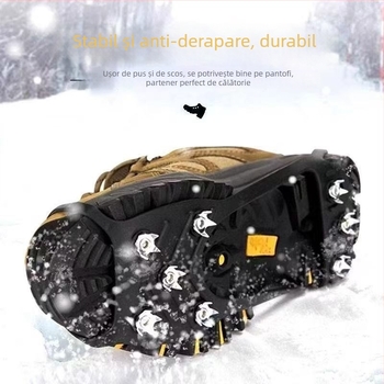 Huse de protecție antiderapante pentru încălțăminte cu crampoane dințate, pentru iarnă, origine Zhejiang, pachet de 250 bucăți, marcă privată autorizată