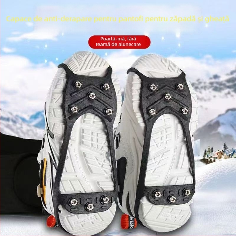 Huse de protecție antiderapante pentru încălțăminte cu crampoane dințate, pentru iarnă, origine Zhejiang, pachet de 250 bucăți, marcă privată autorizată