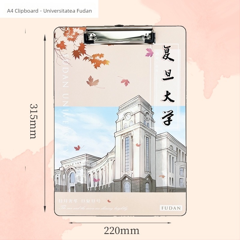 Shibo clipboard A4 pentru documente cu clips puternic și clip de placă, material din hârtie, grosime 0,3 mm