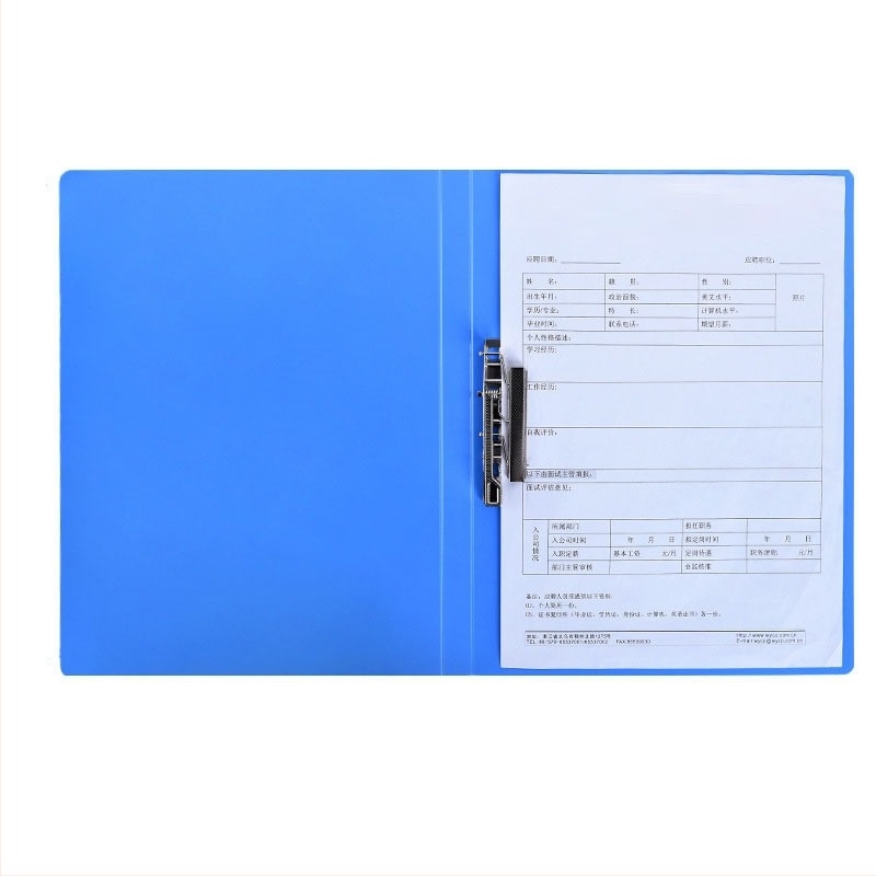 Mapă de documente cu clip dublu din plastic, brand Silver, compatibilă cu A3/A4/A5, posibilitate personalizare cu logo