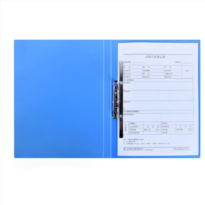 Mapă de documente cu clip dublu din plastic, brand Silver, compatibilă cu A3/A4/A5, posibilitate personalizare cu logo