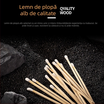 Chibrite într-o cutie metalică, rezistente la umezeală, fără fosfor, pornire din partea de jos, set cadou, personalizabil