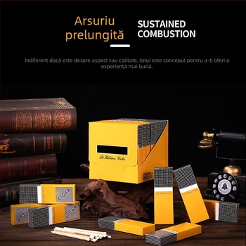 Chibrite într-o cutie metalică, rezistente la umezeală, fără fosfor, pornire din partea de jos, set cadou, personalizabil