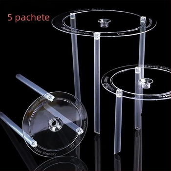 Suport dublu pentru tort, pentru decorarea spațiului — set de 5 bucăți; marcă: Altele; material: Alt; stil: Implicit; categorie: pălărie de ziua de naștere