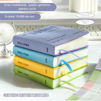 XZ-50169A Caiet de cuvinte de buzunar cu metodă de memorie prin curbă pentru engleză la clasa primară — Copertă PU, Legare cu cleme din ață, Hârtie din pulpă de lemn originală, 200–300 de pagini, Greutate hârtie 50