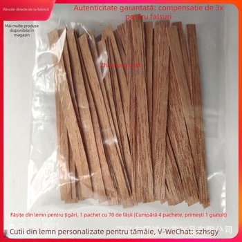 Bețe din cedru spaniol pentru trabucuri – Zhanhong, personalizabile, cu manual de utilizare, stil lux ușor, minimalist