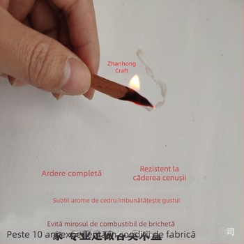 Bețe din cedru spaniol pentru trabucuri – Zhanhong, personalizabile, cu manual de utilizare, stil lux ușor, minimalist