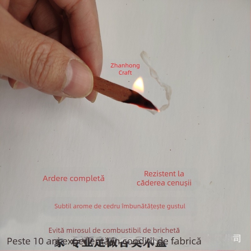 Bețe din cedru spaniol pentru trabucuri – Zhanhong, personalizabile, cu manual de utilizare, stil lux ușor, minimalist