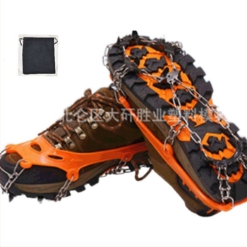 Protecții antiderapare pentru pantofi cu lanț de 15 dinți, Shengye, 10 bucăți pe ambalaj, etichetă privată licențiată