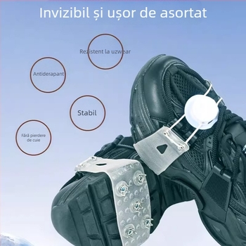 Protecții antiaderare pentru încălțăminte cu vârfuri în stil buton pentru drumeții pe zăpadă, rezistente la uzură — Climb to the Top