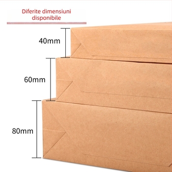 Geantă pentru documente de licitație, sigilată, capacitate mare, hârtie Kraft îngroșată, Haiboxin