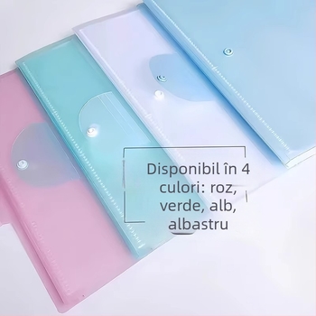 Organizator A3 pentru foi de test și dosar de învățare – Material plastic, Model A10633, Fără imprimare personalizată a siglei