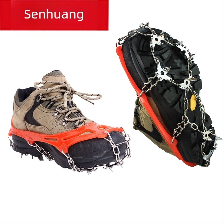 Morihuang capace antiderapante pentru pantofi, oțel inoxidabil, cutie de 50 buc