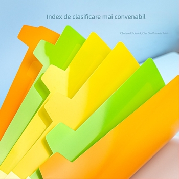 Mapă transparentă A4 cu clips – Plastic, multipagină, capacitate 6 pagini, clemă 315