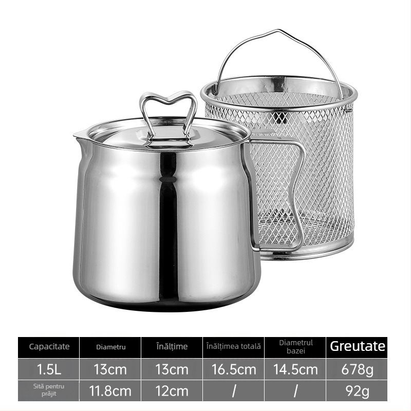 Shengrui recipient din oțel inoxidabil pentru filtrare și depozitare de ulei, stil modern minimalist