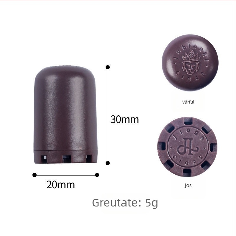 Kukbur Tabletă de umidificare pentru țigări cu granule absorbante încorporate, personalizabilă, accesoriu plastic portabil