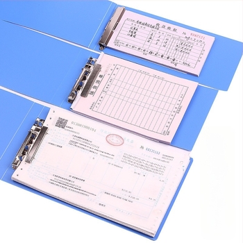 Clip facturi Kang Bai din PP — modele B3591/B3592/B3593 (cu cutie) și B3596; material: PP; tip: clemă cu prindere simplă; potrivit pentru facturi