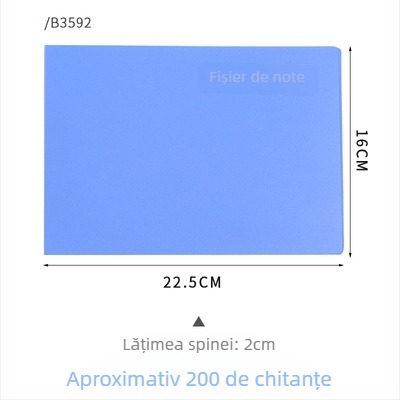 Clip facturi Kang Bai din PP — modele B3591/B3592/B3593 (cu cutie) și B3596; material: PP; tip: clemă cu prindere simplă; potrivit pentru facturi