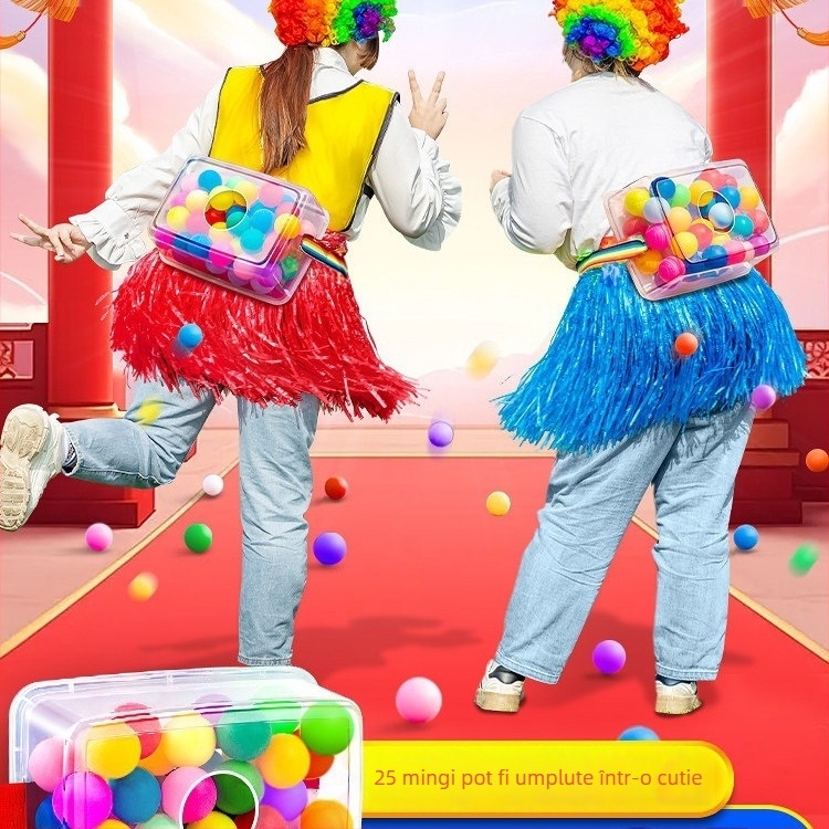 Instrument de teambuilding — Joc outdoor interactiv, Temă ou de găină, Material PET, Cadou de afaceri