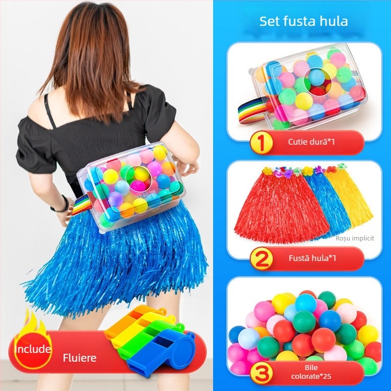 Instrument de teambuilding — Joc outdoor interactiv, Temă ou de găină, Material PET, Cadou de afaceri