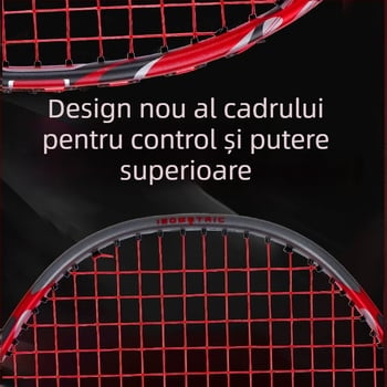 Raquetă badminton – model ofensiv, cadru din fibră de carbon, greutate 80–84 g, tehnologie Mid-Shaft Foam, mărimea mânerului G5