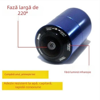 Cameră subacvatică de pescuit cu viziune nocturnă infraroșu, înaltă definiție, impermeabilă, interval de adâncime 0,6–500 m, detector de pește, încărcare tip