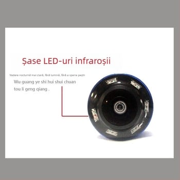 Cameră subacvatică de pescuit cu viziune nocturnă infraroșu, înaltă definiție, impermeabilă, interval de adâncime 0,6–500 m, detector de pește, încărcare tip