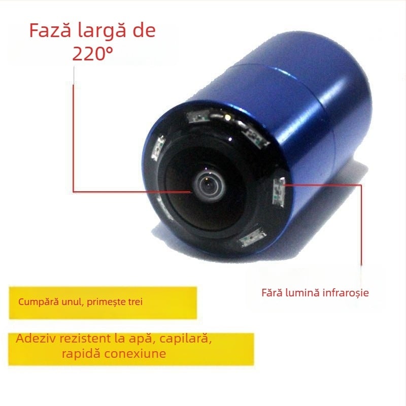 Cameră subacvatică de pescuit cu viziune nocturnă infraroșu, înaltă definiție, impermeabilă, interval de adâncime 0,6–500 m, detector de pește, încărcare tip