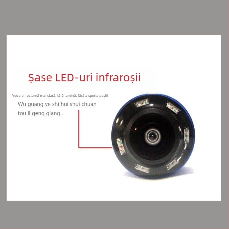 Cameră subacvatică de pescuit cu viziune nocturnă infraroșu, înaltă definiție, impermeabilă, interval de adâncime 0,6–500 m, detector de pește, încărcare tip