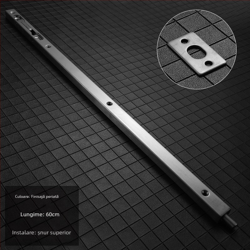 Încuietoare ascunsă tip fluture pentru uși duble din lemn – model 205; material SUS304 oțel inoxidabil; încuietoare tip cutie