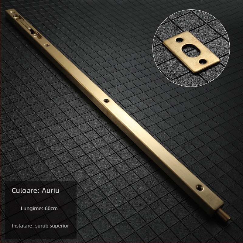 Încuietoare ascunsă tip fluture pentru uși duble din lemn – model 205; material SUS304 oțel inoxidabil; încuietoare tip cutie