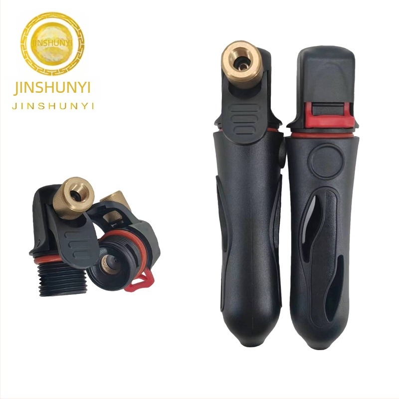 Pompă manuală, valvă de aer JSY-PSC01, corp din plastic, lungime 135 mm, presiune aer 6 MPa