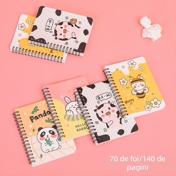 Caiet cu foi detașabile, hârtie offset, 80 gsm, 50–100 de pagini, model LX-418-1